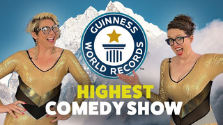 Performing Comedy on Mount Everest – Guinness World Records