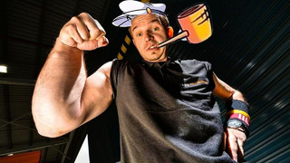 Popeye the Sailor in REAL LIFE – Matthias Amazing ARM WRESTLER