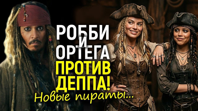 Депп вернется, но радоваться рано! Дженна Ортега и Марго Робби забирают Пираты Карибского Моря 6