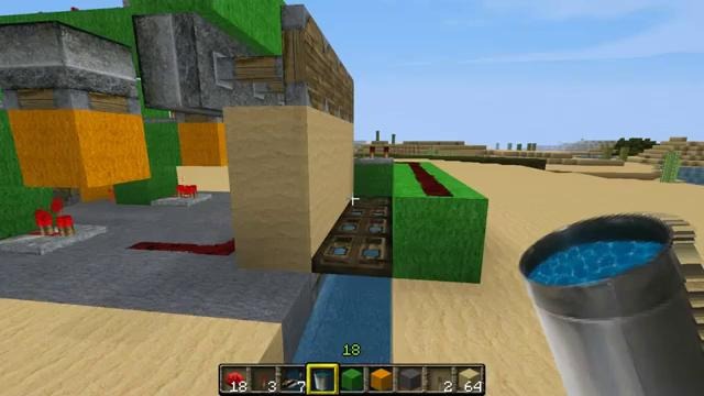 Строим генератор песка или гравия [Уроки по Minecraft