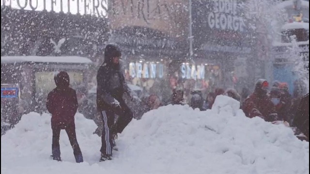 Нью-Йорк в снегу