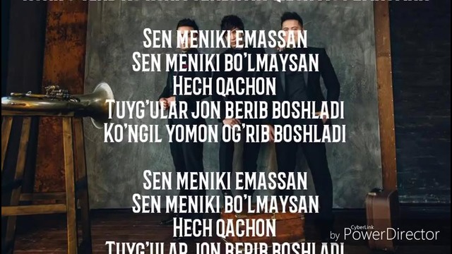 Ummon guruhi Karaoke Sen meniki emassan Qo’shiq matni va musiqasi