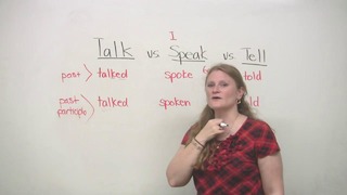 TALK, SPEAK, TELL – What’s the difference