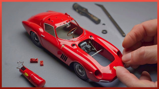 Man Builds Hyperrealistic Ferrari Car at Scale | Miniature Build by @bonbonscalemodel