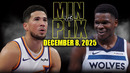 Миннесота Тимбервулвс – Финикс Санс | НБА | Обзор матча за 2025-12-09