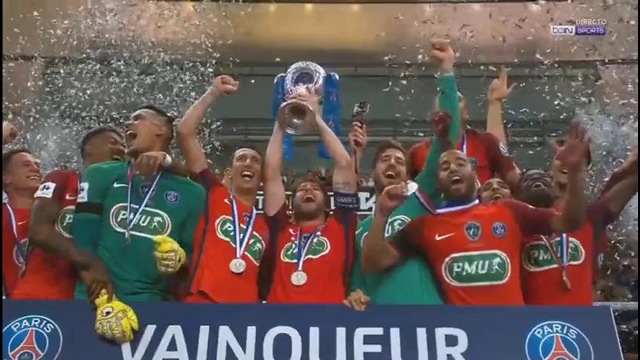 Церемония награждения Кубка Франции