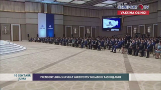 Prezidentlikka Shavkat Mirziyoyev nomzodi tasdiqlandi