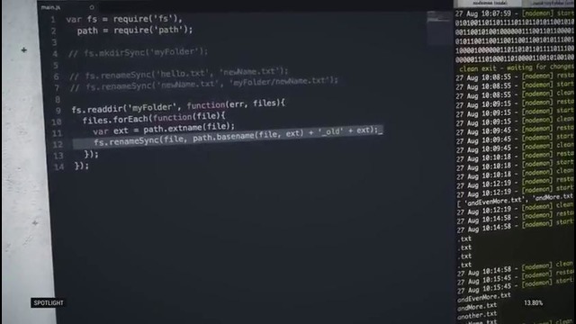 Spotlight 01 — Node.js Express.js Gulp.js Snap.svg Segment 0 x264