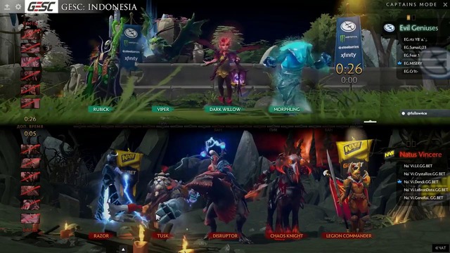 Semi Final NaVi vs EG (Game 2 bo3) GESC, 17.03.18