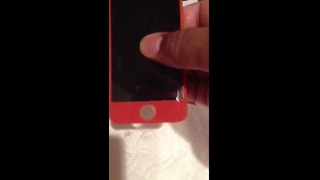 IPhone 5 front glass installation with UV Adhesive