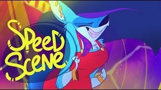 SPEED SCENE – JJ’s Entrance From Die Young (Kesha) Animated Video – VivziePop