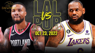 NBA 2023: LA Lakers vs Portland Trail Blazers | Highlights | Oct 23, 2022