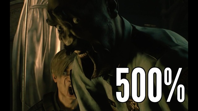 Resident Evil 2 but 500% facial animations