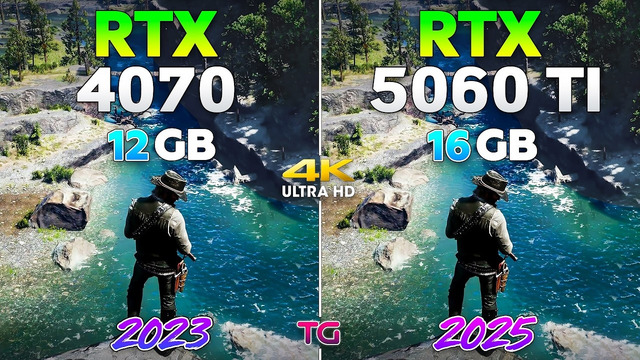 RTX 4070 vs RTX 5060 Ti – Test in 11 Games | 4K
