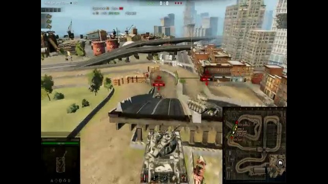 Фан бой в танковых гонках