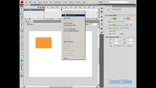 39 Adobe Flash CS4 – Работа с анимацией заливки