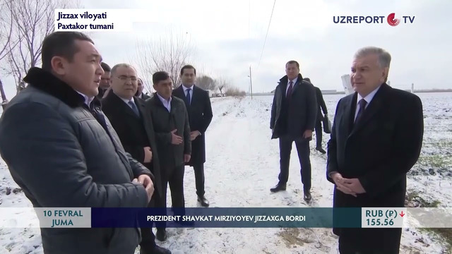 Prezident Shavkat Mirziyoyev Jizzaxga bordi