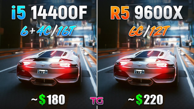 Core i5 14400F vs Ryzen 5 9600X – Test in 11 Games | RTX 5090