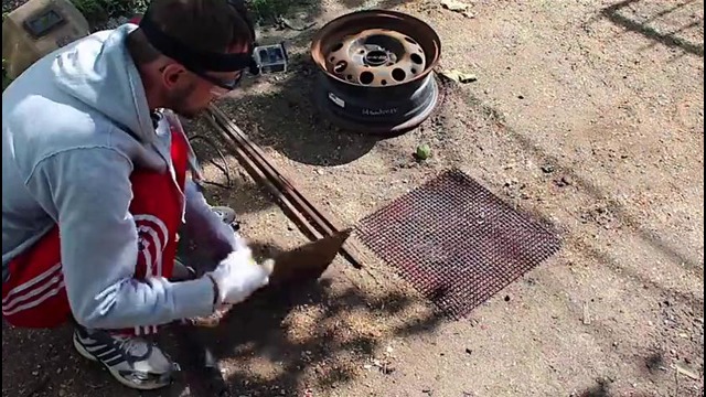 Как сделать мангал – гриль из авто диска