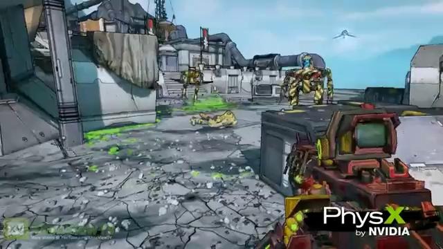 Borderlands 2 | «PhysX» Gameplay Comparison Trailer | 2012 | FULL HD