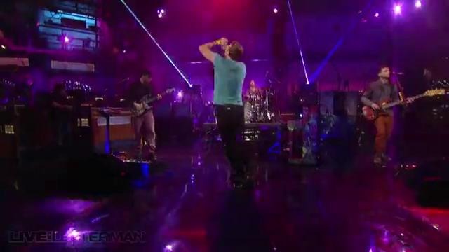 Coldplay – Every Teardrop Is A Waterfall (Live on Letterman)