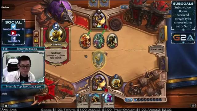 Hearthstone – Kings of Justice Arena (6/5) The Dream Continues