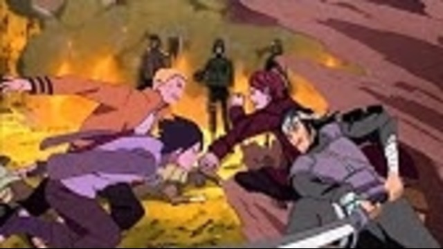 Наруто и Саске против Альянса шиноби в аниме Боруто