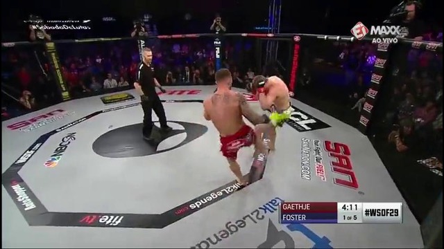 Justin Gaethje vs Brian Foster – WSOF 29