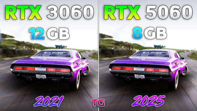 RTX 3060 vs RTX 5060 – Test in 10 Games | 1080p