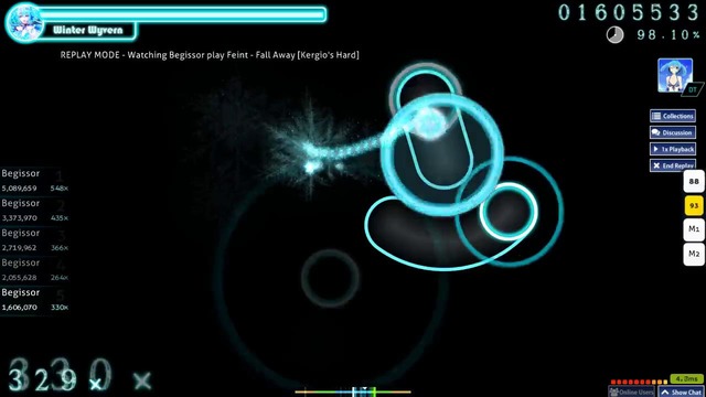 Osu! – (DT) Feint – Fall Away – Hard Full Combo