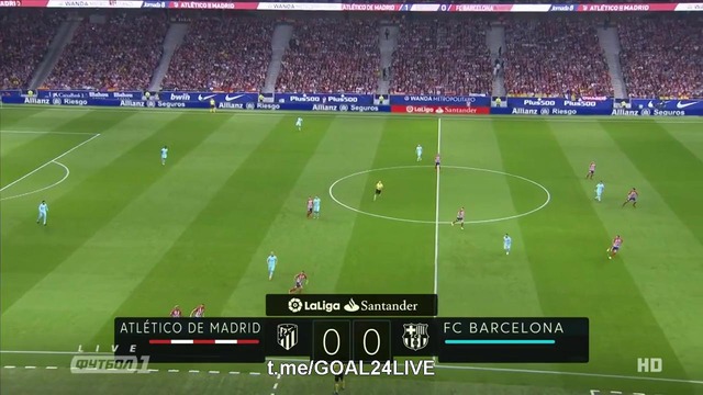 (HD) Атлетико – Барселона | Испанская Примера 2017/18 | 8-й тур