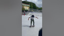 Handstand flip to rail? Insane