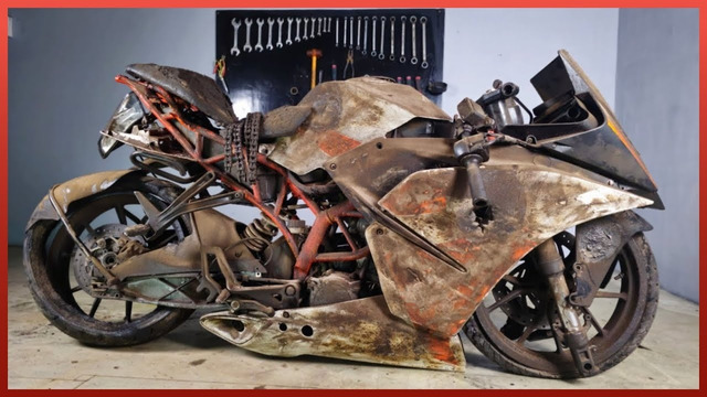 KTM Motorcycle Full Restoration Back to New | Start to Finish KTM RC 200 by @MichaelRestoration