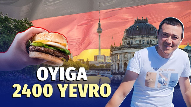 Germaniyada oyiga 2400 yevro topayotgan burger pishiruvchi bilan intervyu