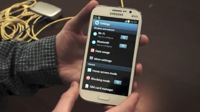 Samsung Galaxy Grand Duos Hands On Engadget At CES 2013