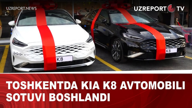 Toshkentda Kia K8 avtomobili sotuvi boshlandi