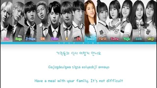 Bts x gfriend – family song [color coded lyrics] (han-rom-eng)