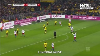 (HD) Боруссия Д – Гамбург | Немецкая Бундеслига 2017/18 | 22-й тур | Обзор матча