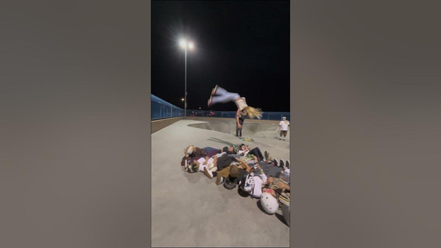 Most people barani flipped over from a quarter pipe – 12 by Mia Peterson