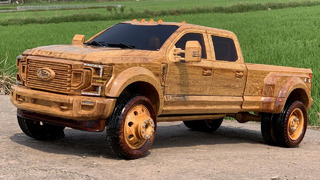 Crafting a Wooden Masterpiece: The 2023 Ford F-450 Super Duty Limited Edition Truck