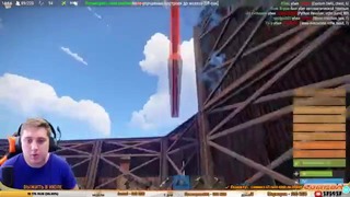 Rust стрим – паркур по ракете и катаемся на лифте! 2-2