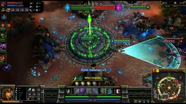 League of legends dominion game 1