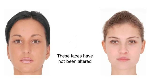 Обман зрения, смотрите на крест