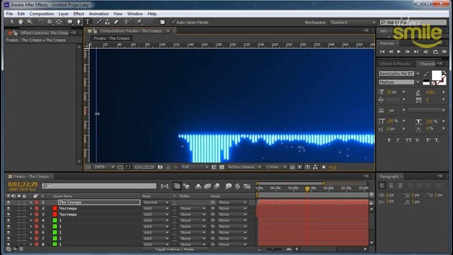 AELes – Создаем эквалайзер при помощи эффекта Audio Spectrum