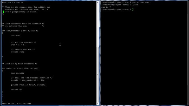 C Programming in Linux Tutorial #014 – Adding Comments in Source Code