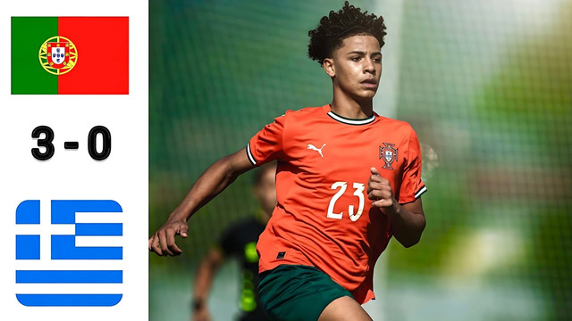 Portugal U16 3 x 0 Greece U16. [Ronaldo Junior 2 Goals] 2026