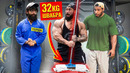 Уборщик с ВЕДРОМ и ШВАБРОЙ 32КГ Пранкует ЗАПАД #3 | Gym Prank