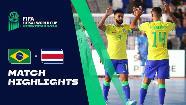 Бразилия – Коста-Рика | Чемпионат мира по футзалу 2024 | 1/8 финала | Обзор матча
