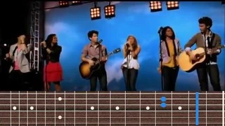 Guitar tutorial. Jonas Brother&Miley Cyrus&Demi Lovato&Selena Gomes-Send it on