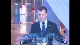 Дмитрий Медведев говорит по-казахски